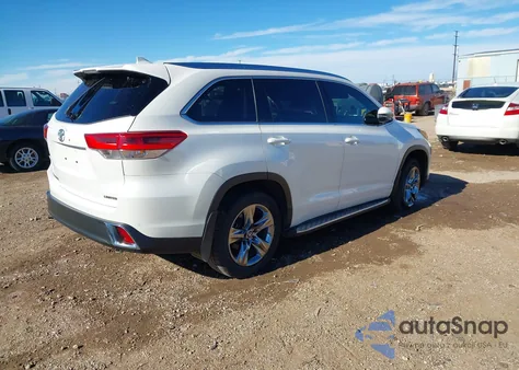 2019 Toyota Highlander Limited Platinum from USA, damaged, VIN 5TDYZRFH0KS335804